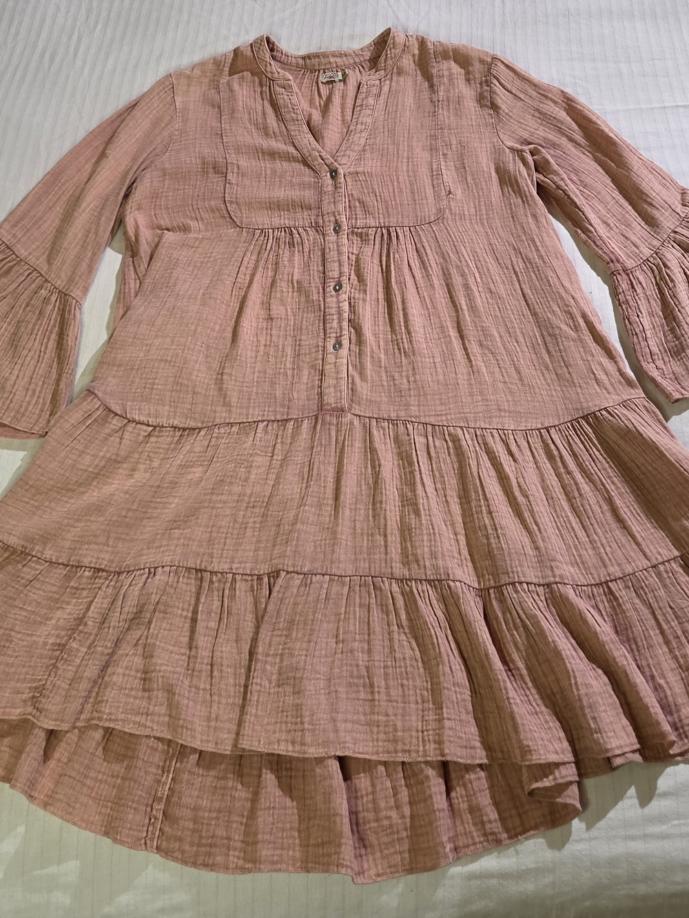 FAHERTY TIERED DRESS - Fall/Winter/Spring dress - MEDIUM